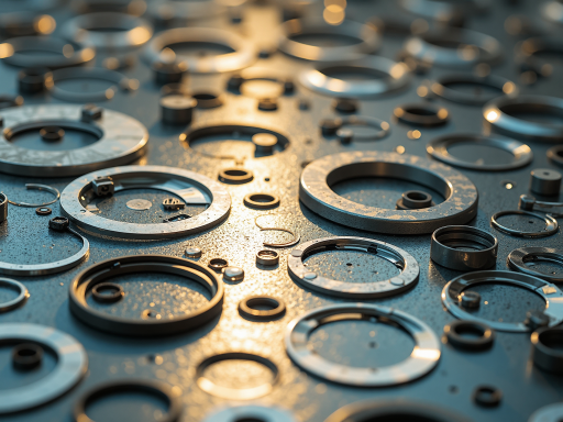 汽车精密零部件特写,金属表面光滑,几何形状规整,体现高精度加工工艺